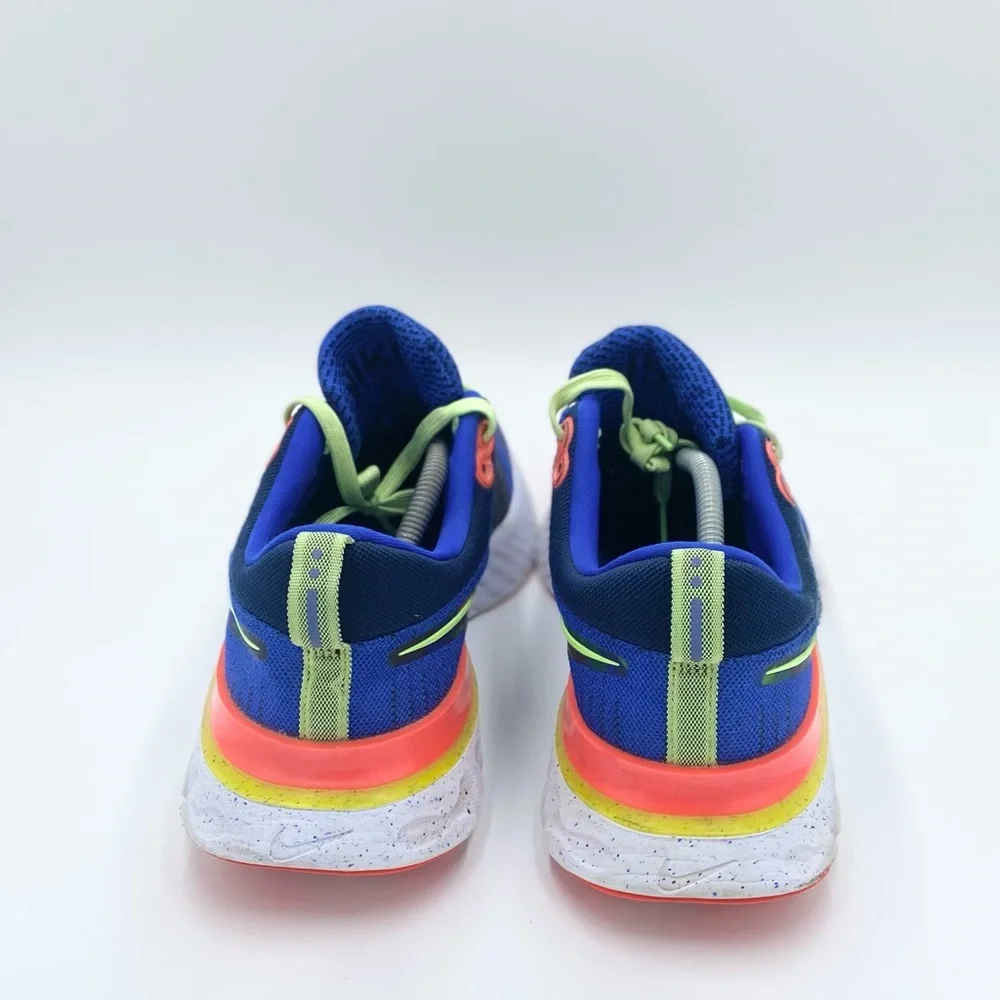 Nike Men's React Infinity Run Flyknit 2 KA Running Shoes CZ3602-400 Size 13 Blue - Picture 5 of 7